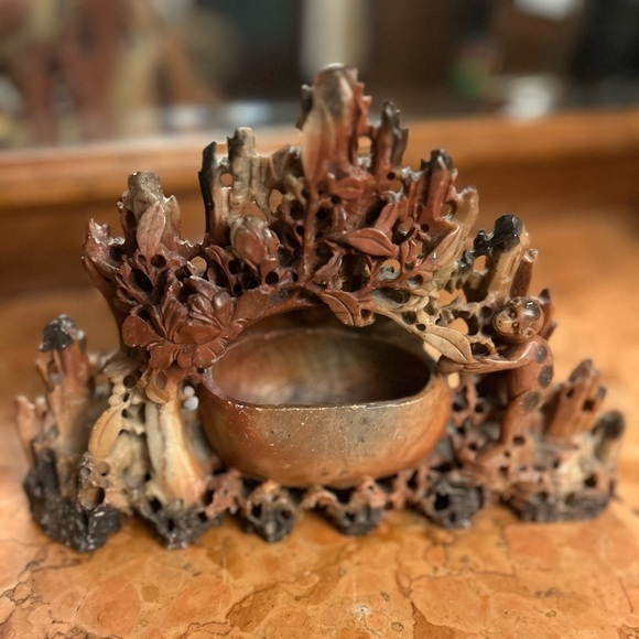 Vintage Chinese Carved Soapstone - Picture 1 of 8